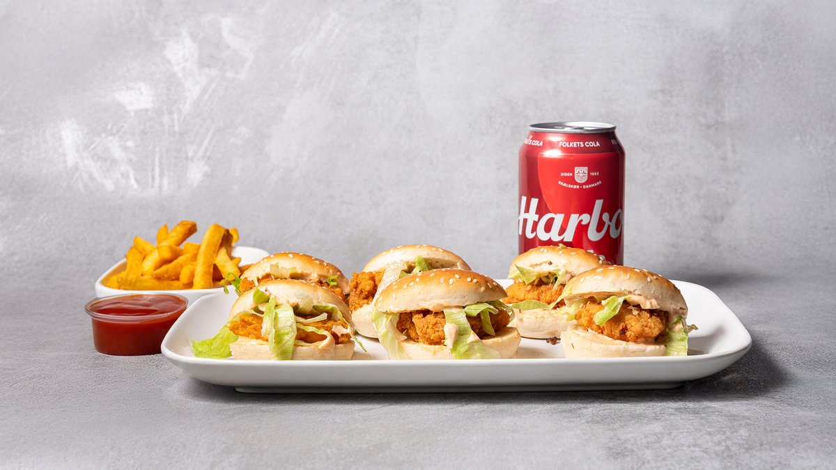 Mini Chicken Bite Menu (6 stk)