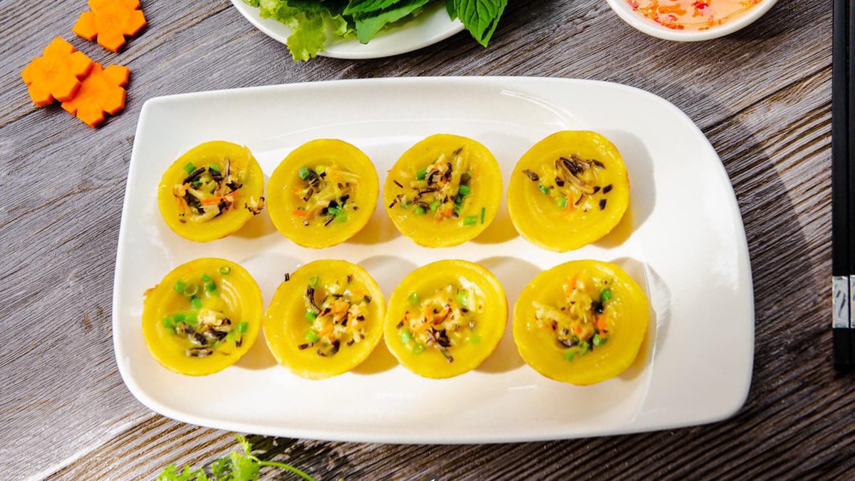 Vegetarian Mini Vietnamese Savory Pancakes