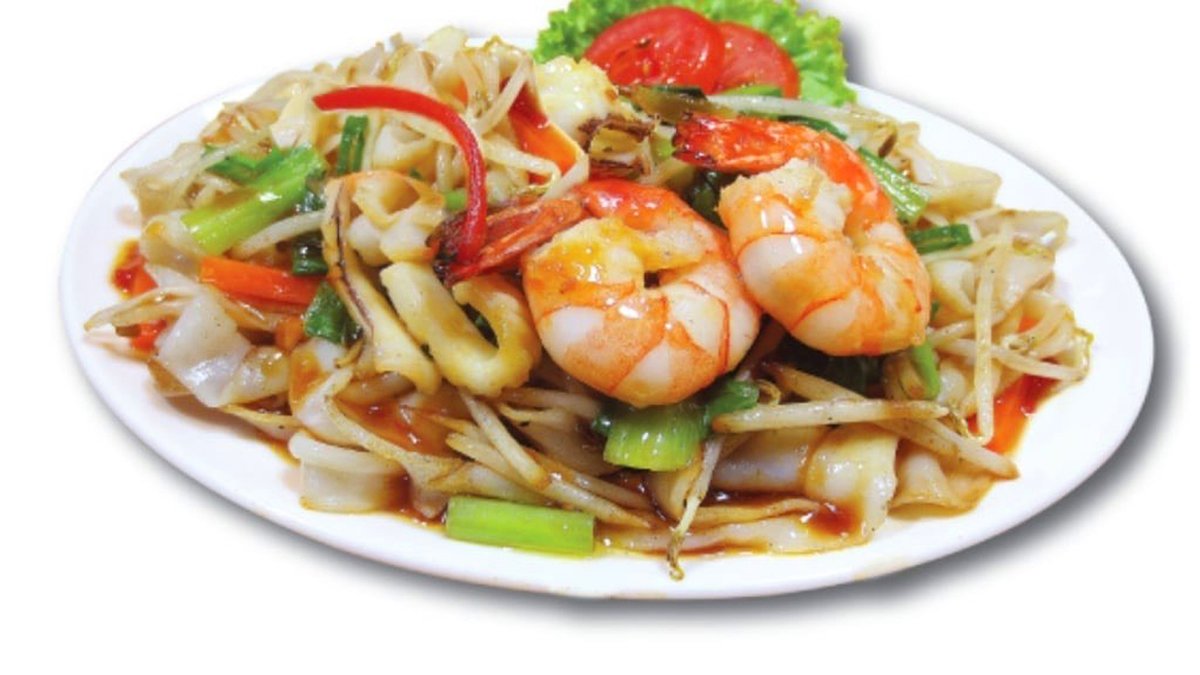 Stir-Fried Noodles Seafood