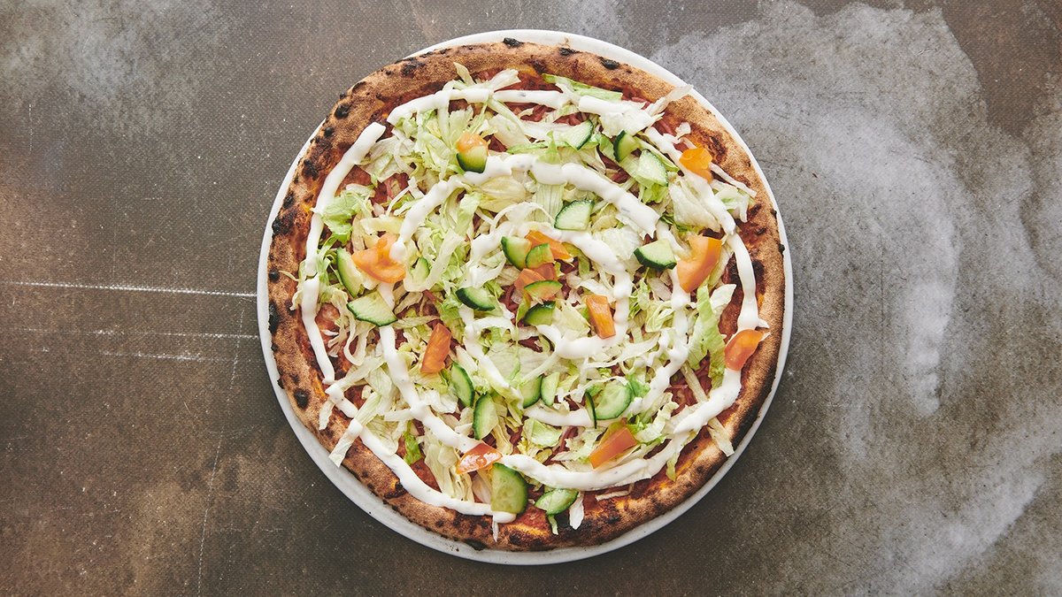 15. Kebab Pizza